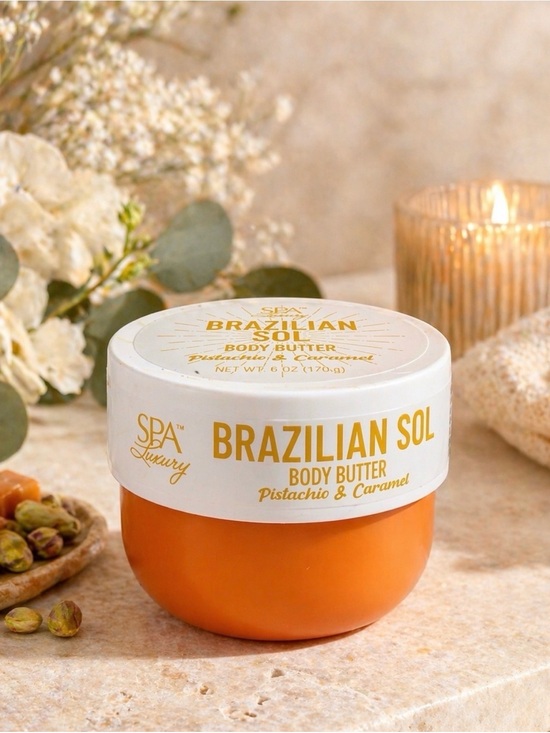 Other - Brazilian Sol Pistachio & Caramel Body Butter - 6 oz - New!